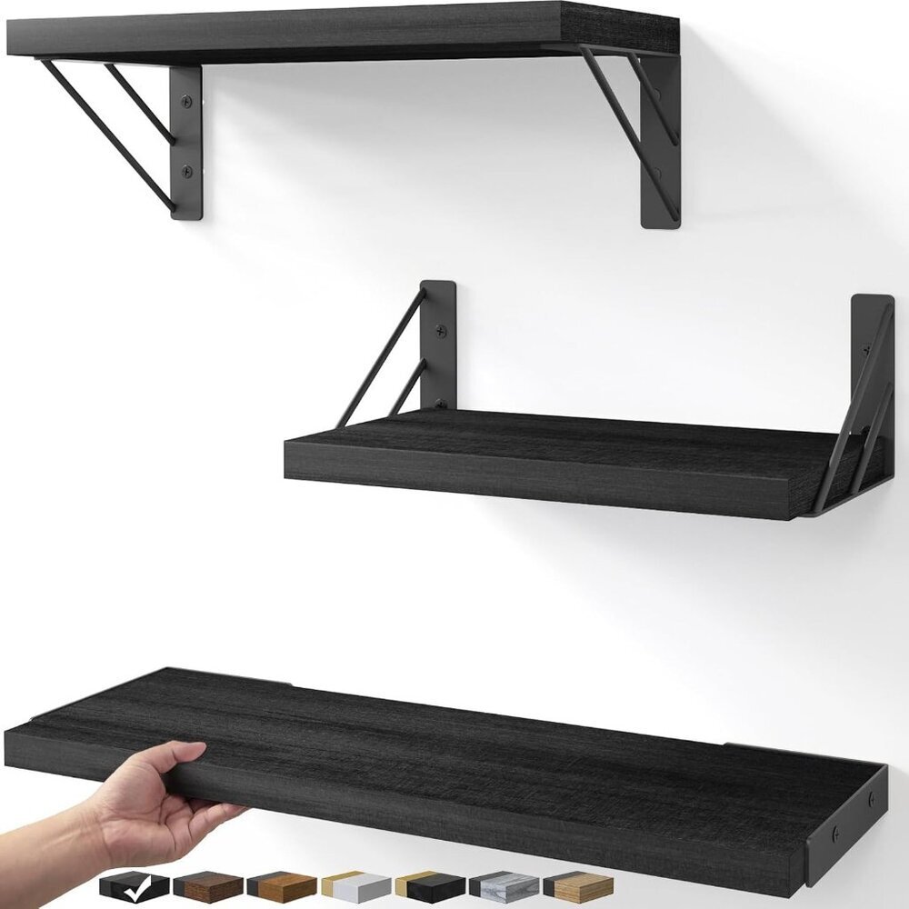 Wall Shelves for Bedroom Decor, Floating Wall Shelves for Living Room Kitchen St